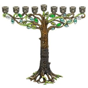 NEW - OLIVIA RIEGEL Tree of Life Chanukah Menorah